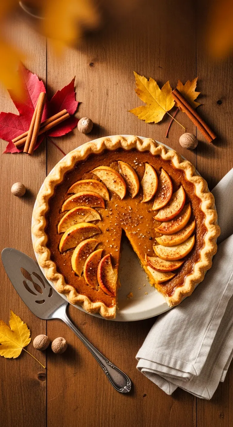 Autumn Pumpkin Apple Pie Recipe | Spoonora