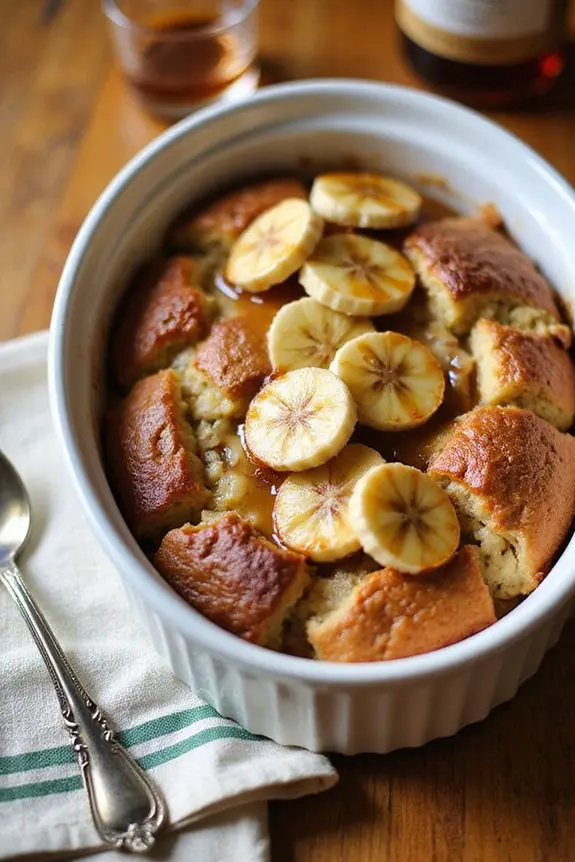 Boozy Banana Bread Pudding Recipe Irish Cream Magic | Spoonora