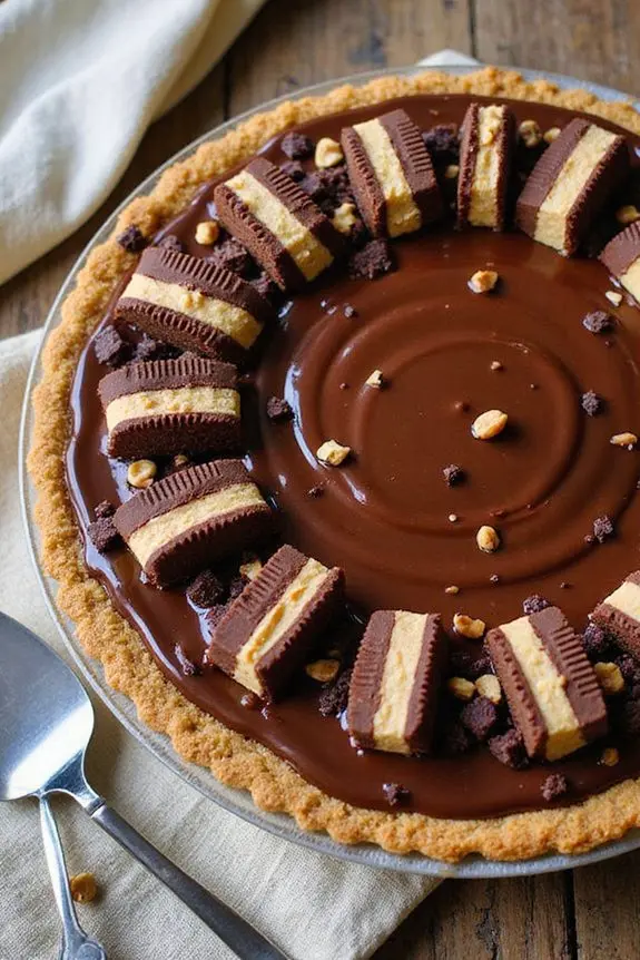 Decadent Reese's Cookie Pie Recipe Pure Chocolate Bliss | Spoonora