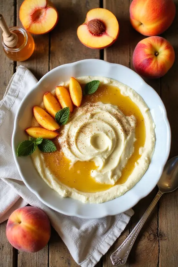 Peaches & Cream Recipe for Summer | Spoonora