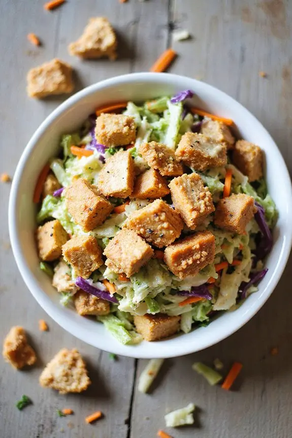 Sweet & Crunchy Chicken Coleslaw Recipe | Spoonora